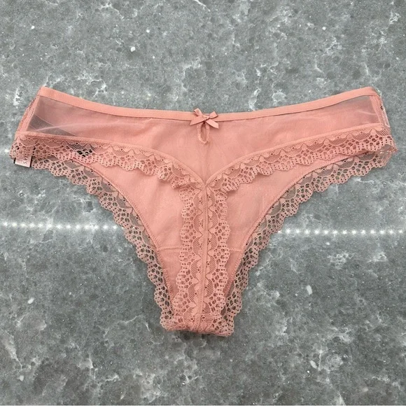 6-Pack VS & PINK Women’s Underwear – Brand New L, Neutral + Pink Mix - Picture 4 of 16